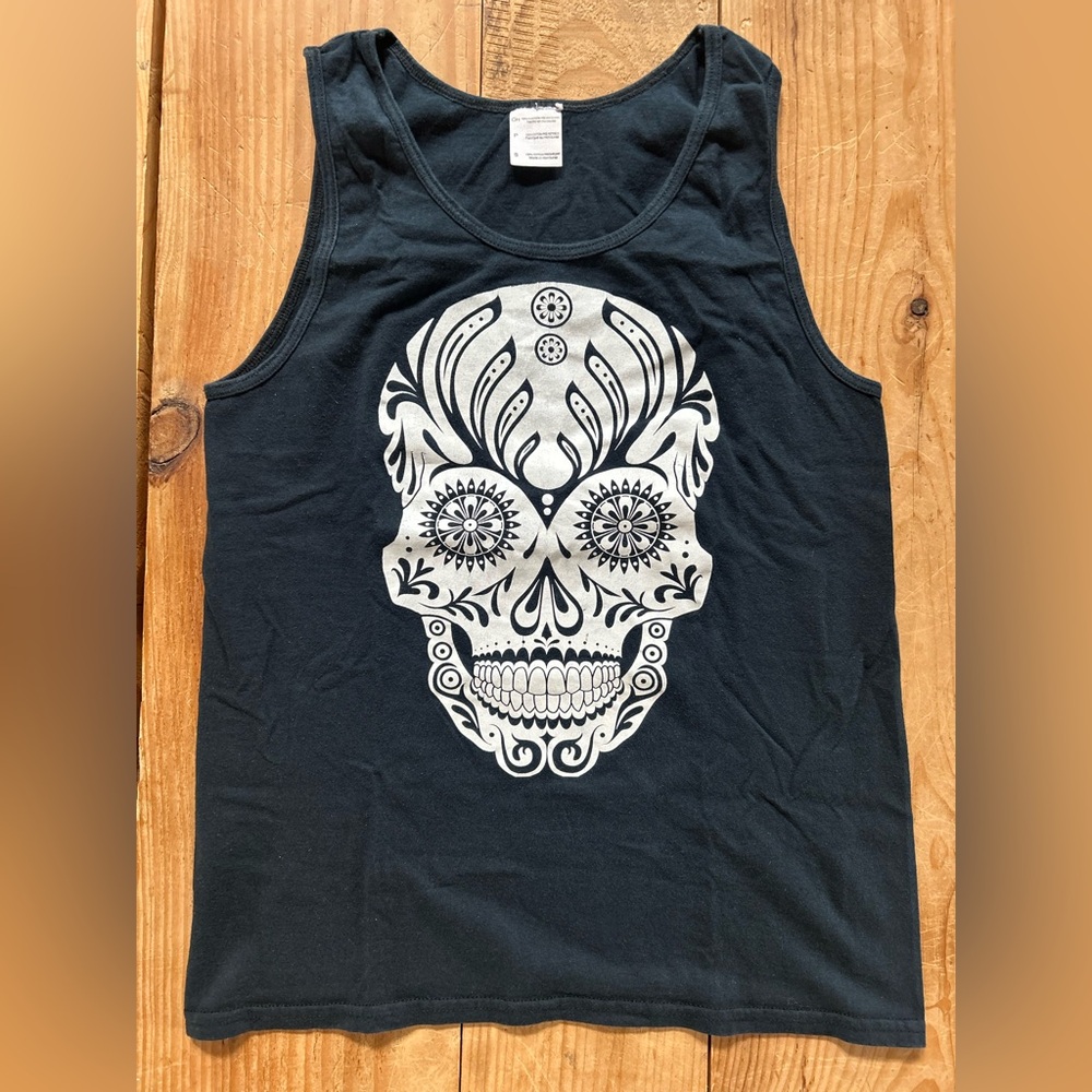 Bassnectar Sugar Skull Muscle Tank